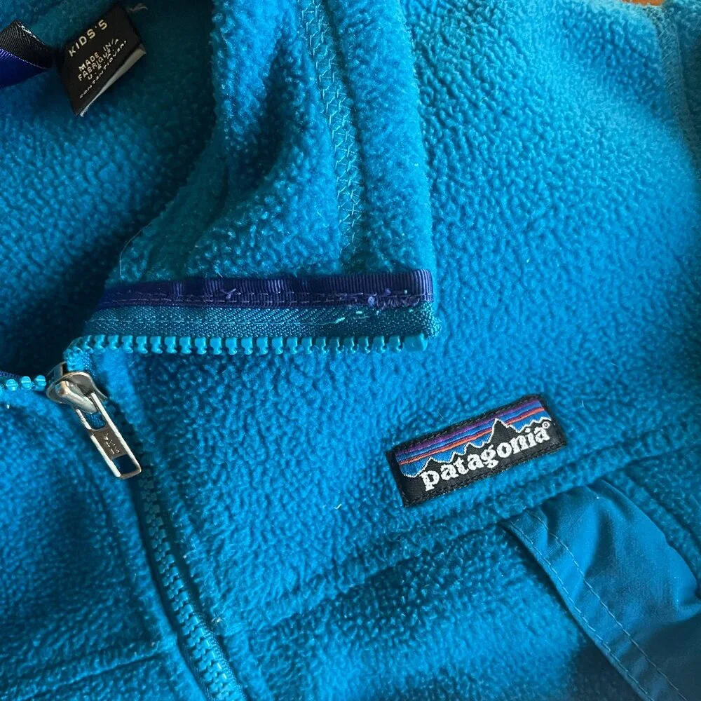 Patagonia vintage Made in the USA blue fleece 5
